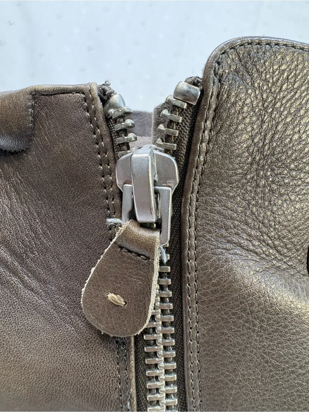 gentle souls Brown Leather Chukka Boots with Side Zip